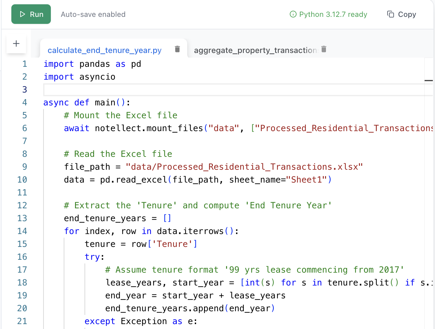 Advanced Python Analytics